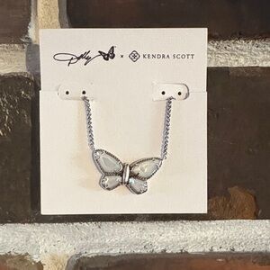 Kendra Scott Silver Butterfly Necklace